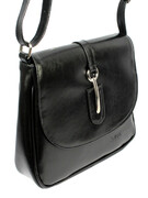 Torebka DANA Listonoszka Średnia Skóra Naturalna 378 W CZARNA