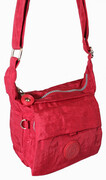 Stylowa Pozioma Torba Mała Na Ramię Bag Street NR 2251 CZERWONY 17 x 7 x 15 [cm]