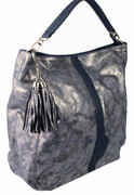 Torebka Skórzana Jennifer Jones Shopper Bag Skóra Włoska JJ3989-1 GRANATOWY WZÓR I