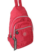 Praktyczny Plecak Materiałowy Kresz Wodoodporny BAG STREET 2257 BORDOWY 35 x 21 x 12 [cm]