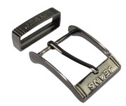 Klamra Do Paska Męskiego Skórzanego 40 mm Sprzączka DeLuxe Bardzo Mocna Z Metalową Szlufką WZÓR JEANS KM40