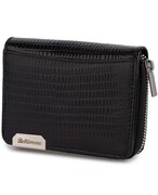 Damski Skórzany Portfel BELTIMORE Mały Z Metalowym Suwakiem Skóra Licowa Eleganckie Pudełko BTM05 RFID 10,5 x 8 [cm]
