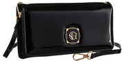 Portfel Damski Rovicky (PL) Skóra Włoska Poziomy z Funkcją Torebki R-MW-01-6083 CZARNY 21 x 11 x 4 [cm]