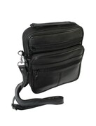 Torba męska skórzana CONVEY (PL) 8661 Pionowa Czarna 19 x 17 x 7 [cm]