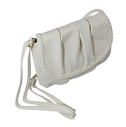 Torebka Ze Skóry Naturalnej Cielęcej Bag Street 3257-2 Listonoszka BIAŁA 24 x 17 x 7 [cm]