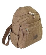 Praktyczny Plecak Wodoodporny Lekki Materiał Kresz BAG STREET 2266 BRĄZOWY 30 x 24 x 13 [cm]