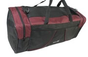 Torba Podróżna Średnia CONVEY (PL) CZARNO-BORDOWA 62 x 24 x 24 [cm]