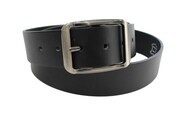 Klamra Do Paska Damskiego Skórzanego Elegancka Bezniklowa 40 mm Ciemne Srebro KD40 WZ3