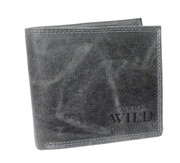 Portfel Męski Skórzany WILD Skóra Licowa Duży Poziomy Bez Zapięcia RFID N992-P-CHM 1041 CZARNY 12,5 x 10,5 x 2 [cm]