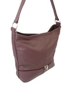 Torebka Skórzana MAGRE (PL) AŚKA Skóra Naturalna CIEMNY CZEKOLADOWY