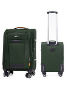 Duża Ekskluzywna Walizka Turystyczna RGL S-030 ZIELONA 77x47x30 108 Litrów Rejkiavik Collection