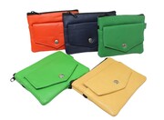 Etui Na Klucze Skórzane Polska Galanteria (PL) KC-01 Skóra Naturalna Kluczówka Duża Na Jeden Komplet Kluczy 12,5 x 10 x 1,5 [cm]