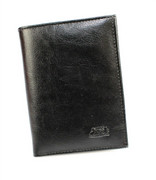 Portfel Skórzany ELKOR (PL) Skóra Licowa Duży Pionowy Bez Zapięcia Dwa Skrzydełka Górna Zapinka Wewnątrz EL127