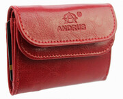 Portfelik Uniwersalny Mała Sakieweczka Skórzana MARS III ANDRUS (PL) Skóra Naturalna RIFD 10,5 x 8 x 1,5 [cm]