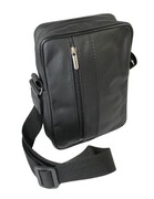 Torba męska skórzana GRETOS MAROUS (PL) CZARNA Pionowa 25 x 17 x 6 [cm]
