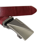 Wizytowy Pasek Skórzany 35 mm BEZ KLAMRY Dla Pełnej Klamry AUTOMAT/SAMOZACISK Garnitur PASZ35/ CZEREŚNIOWY K61