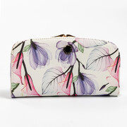 Portfel Damski PETERSON Klamra Na Zewnątrz Skóra Włoska Extra PTN 1841 18,5 x 10,5 x 3 [cm]