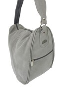 Plecak Skórzany ELKOR (PL) Jowita De Luxe Skóra Naturalna Surowa POPIELATY Matowy