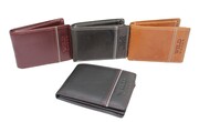 Portfel Skórzany WILD Skóra Licowa Mały Poziomy Bez Zapięcia Ze Skrzydełkiem Na karty MINI 32B 10 x 7,5 x 2 [cm]
