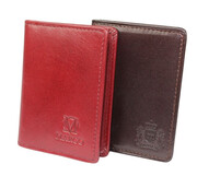 Etui Na Karty Dokumenty MARCO (PL) Wizytownik Pionowy Skóra Naturalna R-04s