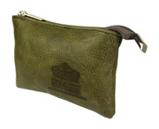 Mała Prosta Saszetka/Kosmetyczka MaGre (PL) DeLuxe Skóra Naturalna Extra Bardzo Wytrzymała 14,5 x 9,5 x 3 [cm]