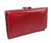 Portfel Damski Skórzany El Forest (PL) Skóra Bydlęca Klamra 14 cm RFID 948 480 BORDOWY 14,5 x 9 x 2,5 [cm]