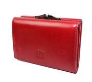 Portfel Damski Skórzany VERMARI Klamra Skóra Naturalna Z Klapką 47009 10 x 3 x 12,5 [cm]