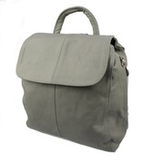 Plecak Skórzany MAGRE (PL) NATALIA Skóra Naturalna Licowa CIEMNA SZARA