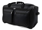 Pojemna Torba Podróżna Na Kółkach RGL A3 CZARNA 60 x 32 x 32 [cm]