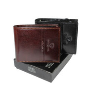 Portfel Męski Skórzany EMPORIO VALENTINI 563 992 Skóra Licowa Średni Poziomy Bez Zapięcia Jedno Skrzydełko 11 x 8,5 x 2[cm]