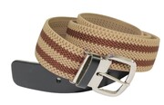 Pasek Gumowa Plecionka Polska Galanteria (PL) XXL Rozciągliwy BRĄZOWY 40 mm Klamra Tradycyjna Uniwersalny Zakres Zapinania