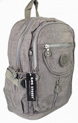 Praktyczny Plecak Wodoodporny Lekki Materiał Kresz BAG STREET 2216 SZARY 35 x 26 x 15 cm