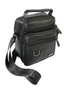 Pionowa Torba Męska Skóra Naturalna ROVICKY R-ST7-01/7571 CZARNA 24 x 19 x 9 [cm]