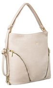 Torebka Z Funkcją Plecaka 2w1 Ze Skóry Włoskiej Ekologicznej Rovicky (PL) R-KP-18-A19 BIAŁA 38 x 32 x 14 [cm]