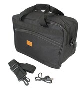 Torba Bagaż Podręczny Ryanair Materiałowa ROVICKY Pozioma R-TL15608 CZARNY 40 x 25 x 20 [cm]