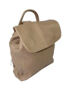 Plecak Skórzany MAGRE (PL) NATALIA Skóra Naturalna Licowa Gładka CAPPUCINO