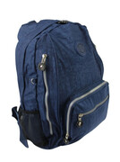 Praktyczny Plecak Materiałowy BAG STREET 2212 GRANATOWY 42 x 32 x 13cm