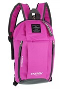 Solidny Kompaktowy Superlekki Mały Plecak Bag Street Nordic Walking ''DE LUXE'' RÓŻOWY BS4084