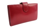 Portfel Damski Skórzany El Forest (PL) Skóra Bydlęca Klamra 14 cm RFID 955 480 CZERWONY 14,5 x 9,5 x 3 [cm]