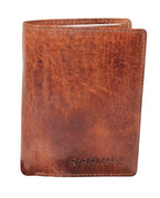 Portfel Męski Jennifer Jones Duży Pionowy Bez Zapięcia Skóra Naturalna 5683 BRĄZOWY 12 x 9 x 2.5 [cm]