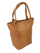 Torebka Skórzana MAGRE (PL) KLEOPATRA Shopper Bag Skóra Naturalna BRĄZOWY