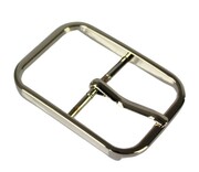 Klamra Do Paska Damskiego Skórzanego Elegancka 40 mm Srebrna KD40