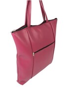 Torebka Na Zakupy Antoszczyk (PL) MARTA Ze Skóry Włoskiej Model Duży 41 x 38 x 8 [cm] FUKSJA