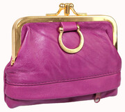 Sakiewka Uniwersalna Klamerka Polska Galanteria (PL)Skóra Naturalna ''WZÓR III'' 033 MIKS 2 9,5 x 12 cm