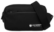 Materiałowa Saszetka Na Pas Peterson Biodrówka EB303 CZARNA 24 x 13,5 x 4 [cm]