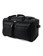 Duża Pojemna Torba Podróżna Na Kółkach RGL A2 CZARNA 80 x 40 x 36 [cm]