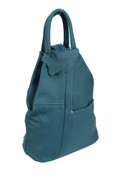 Plecak Skórzany PolskaGalanteria (PL) JOANNA TURKUSOWY Skóra Naturalna Licowa