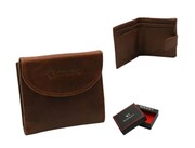 Portfelik Uniwersalny Mały Rovicky (PL) Skóra Naturalna RFID R-M03 9 x 8 x 2 [cm]