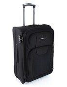 Duża Ekskluzywna Walizka Turystyczna RGL 1003 CZARNA 74x49x33 102 Litry Berlin Collection