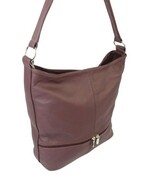 Torebka Skórzana MAGRE (PL) AŚKA Skóra Naturalna CIEMNY CZEKOLADOWY